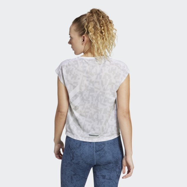 Camiseta Terrex Agravic Pro Trail Running Adidas Blanca