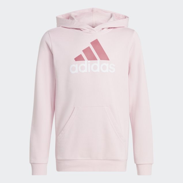 Sudadera Adidas Rosa Essentials De Algodón Con Logo Grande Bicolor