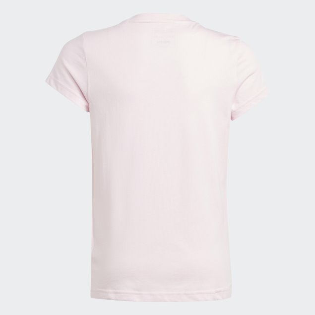 Camiseta Essentials De Algodón Con Logo Grande Adidas Rosa