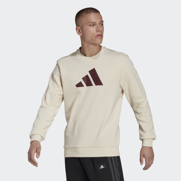 Sudadera Adidas Future Icons Crew Blanca