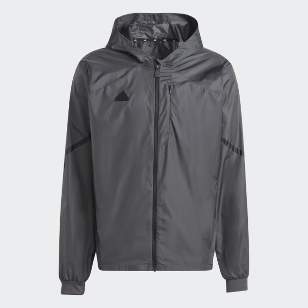 Chaqueta De Chándal Con Cremallera Completa Diseñada En Gris 4 Gameday Adidas