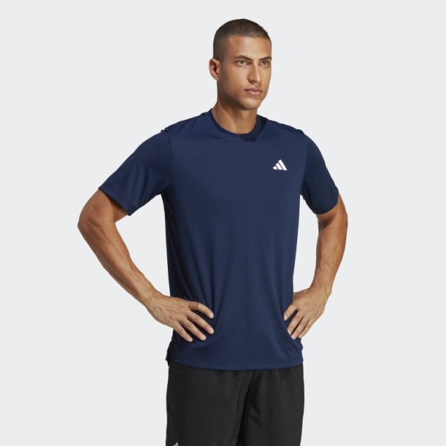 Playera De Tenis Adidas Club Azul Marino