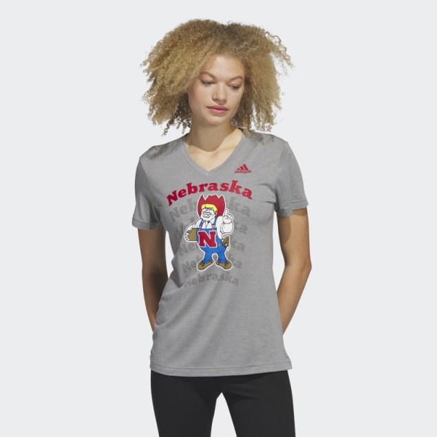 Camiseta Adidas Core Heather Cornhuskers