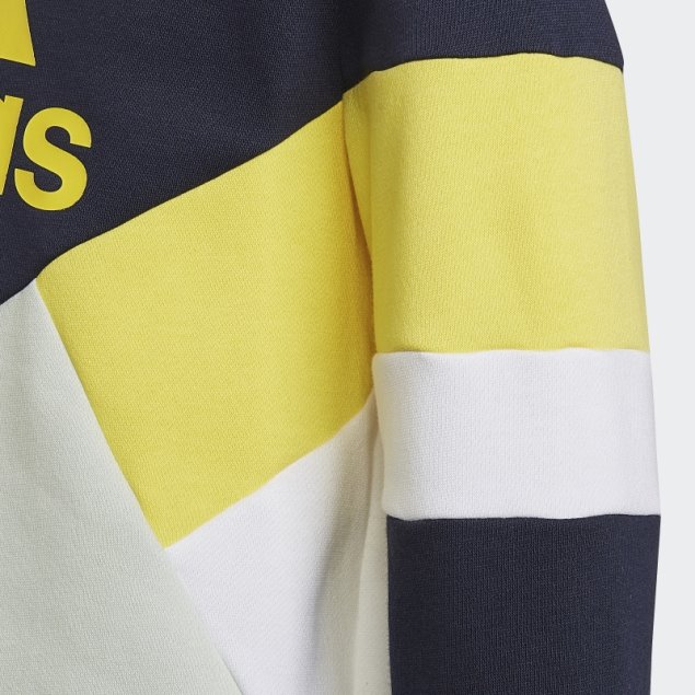 Sudadera Con Capucha De Polar Con Bloques De Color Tinta Adidas