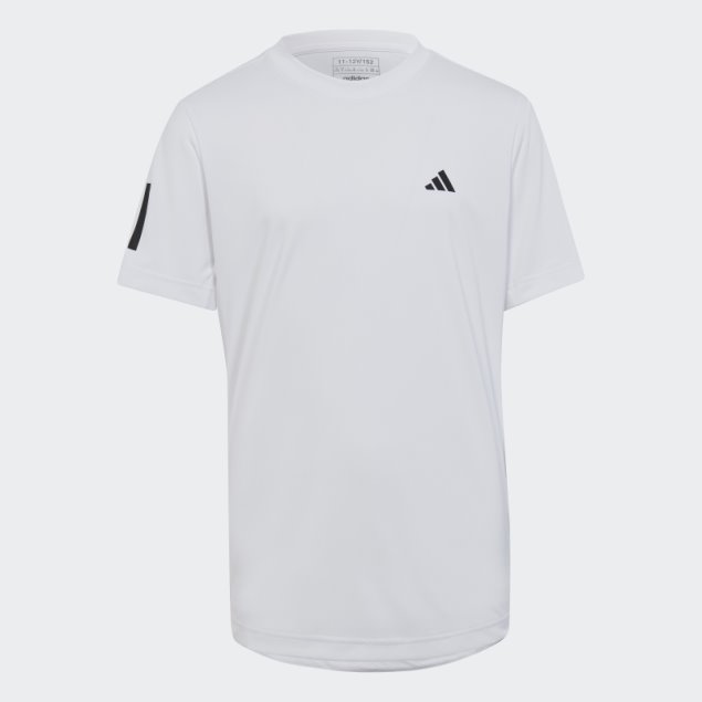 Camiseta Blanca Adidas Club Tennis 3 Rayas