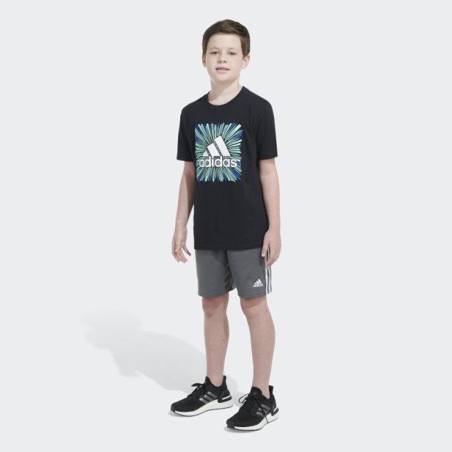 Camiseta Ss Optimist Sport Adidas Negra