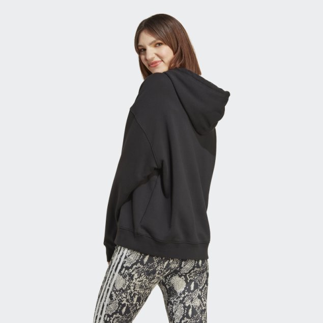 Sudadera Con Logo Caliente Adidas Negra