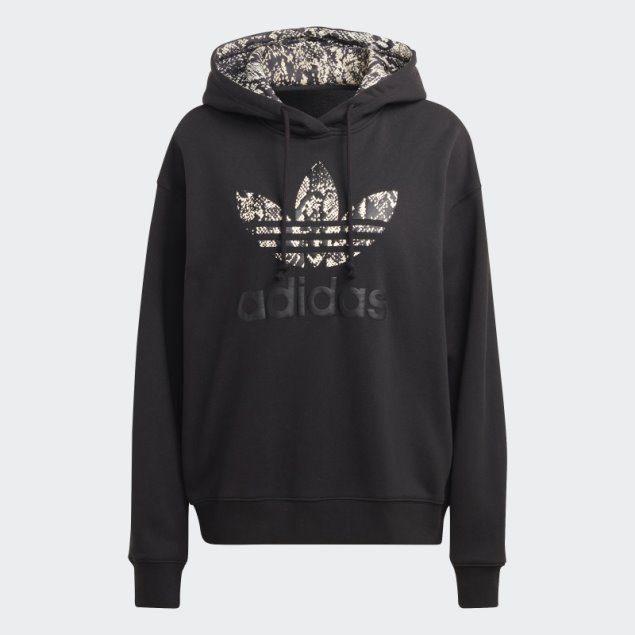 Sudadera Con Logo Caliente Adidas Negra