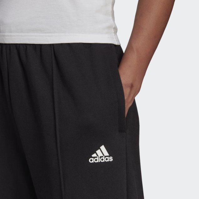 Pantalón Essentials Studio De Forro Polar Adidas Negro