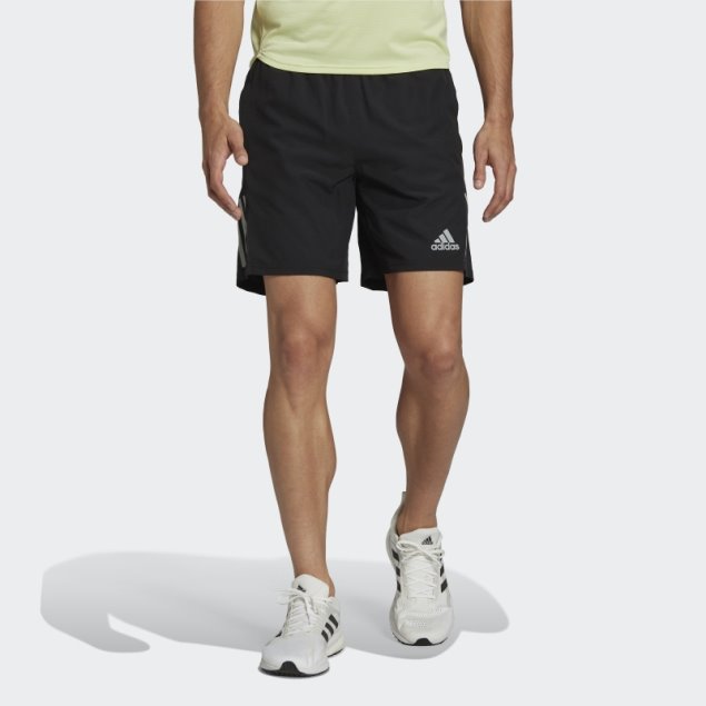 Pantalones Cortos Adidas Own The Run Plateados