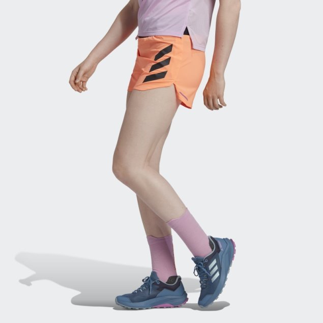 Pantalón Corto Adidas Terrex Agravic Bca Naranja Haz