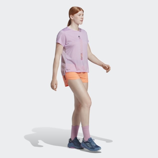 Pantalón Corto Adidas Terrex Agravic Bca Naranja Haz