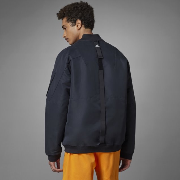 Chamarra Bomber Negra Diseñada 4 Gameday Adidas