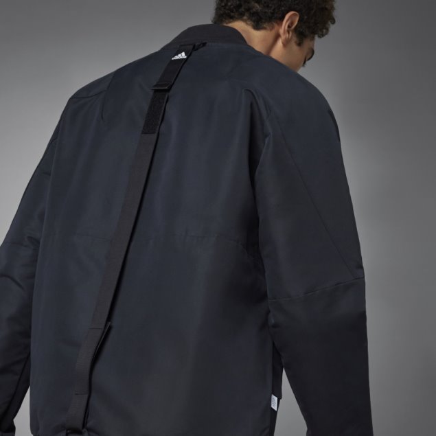 Chamarra Bomber Negra Diseñada 4 Gameday Adidas