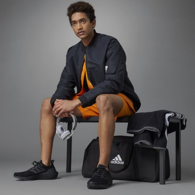 Chamarra Bomber Negra Diseñada 4 Gameday Adidas