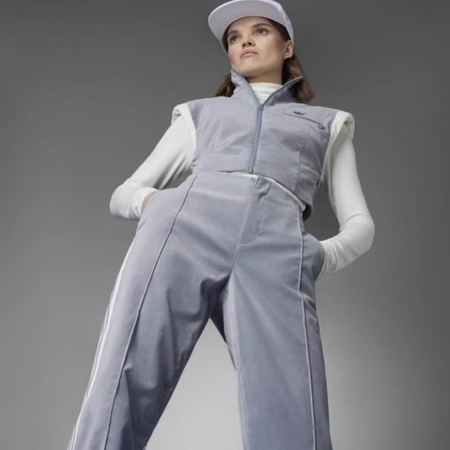 Pantalones Adidas Challenger Versión Gris Azul