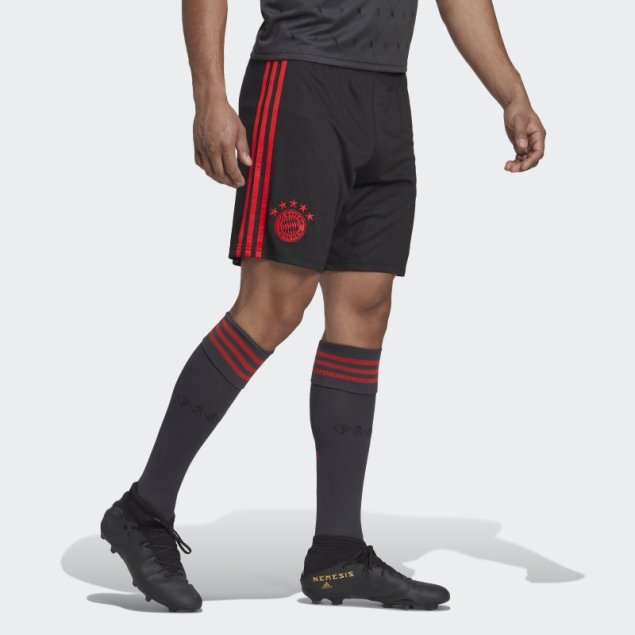 Negro Adidas Fc Bayern 22/23 Pantalón Corto Tercera Equipación