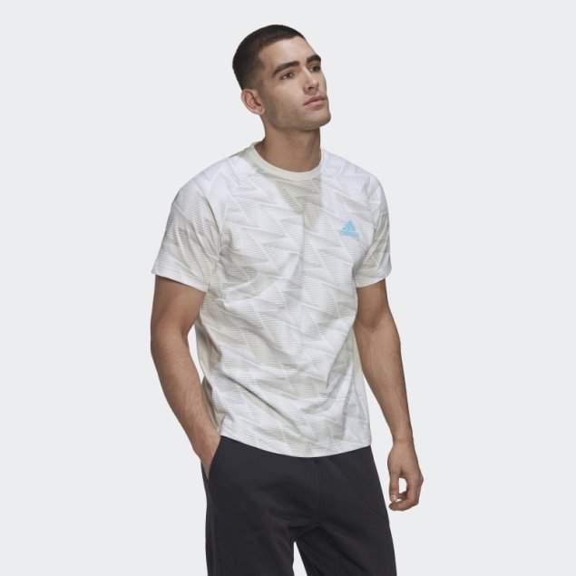 Camiseta De Viaje Diseñada Para El Día Del Partido Adidas Blanca