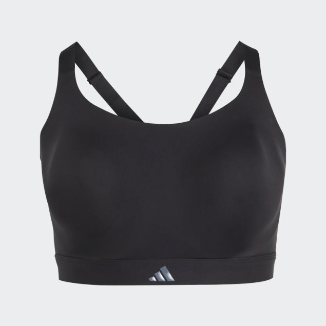 Adidas Tlrd Impact Luxe Training High-support Bra (talla Grande) Negro
