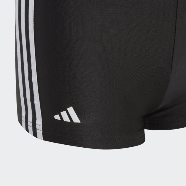 Bañador Negro Clásico Con 3 Rayas Adidas