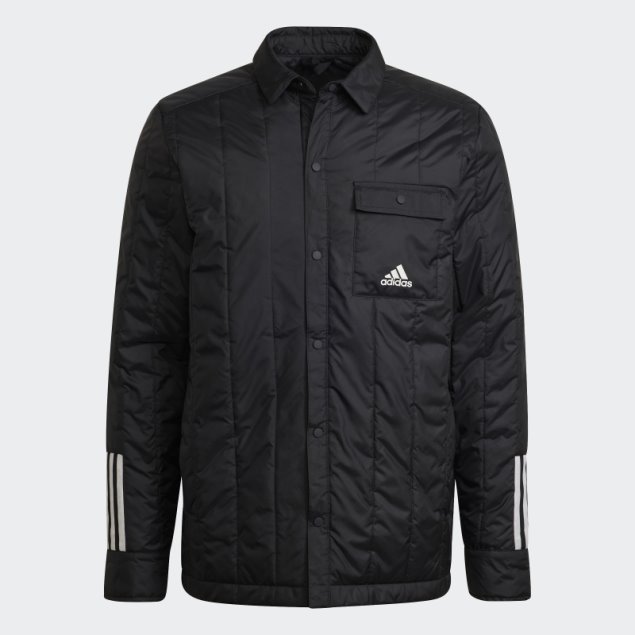 Chaqueta Negra Adidas Itavivic 3-stripes Lite Shirt
