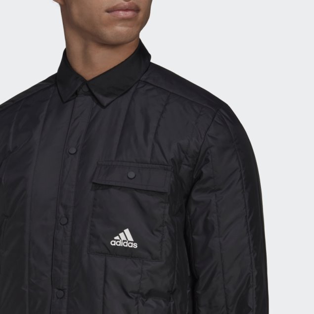 Chaqueta Negra Adidas Itavivic 3-stripes Lite Shirt