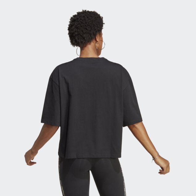 Camiseta Gráfica Negra Adidas