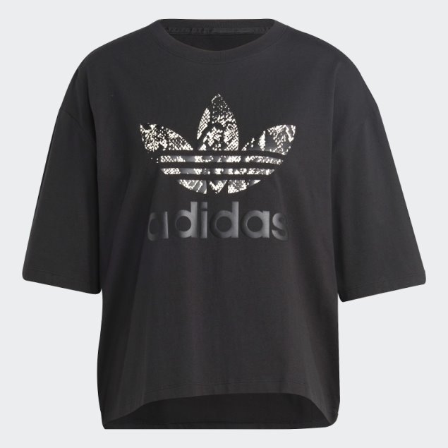 Camiseta Gráfica Negra Adidas