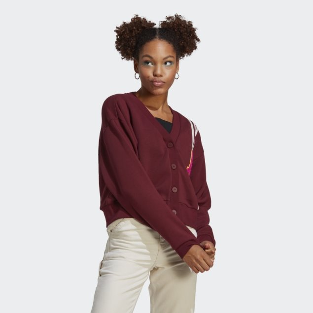 Adidas Collegiate Cardigan Rojo Moda