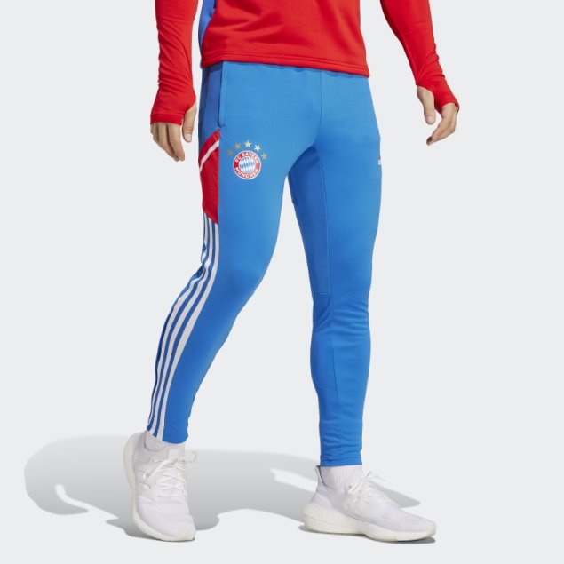 Adidas Fc Bayern Condivo 22 Pantalones De Chándal De Entrenamiento Azul Real