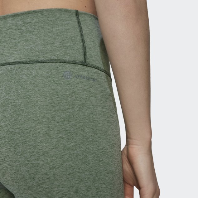 Mallas De Entrenamiento 7/8 Verde Oxido Mel Optime Adidas