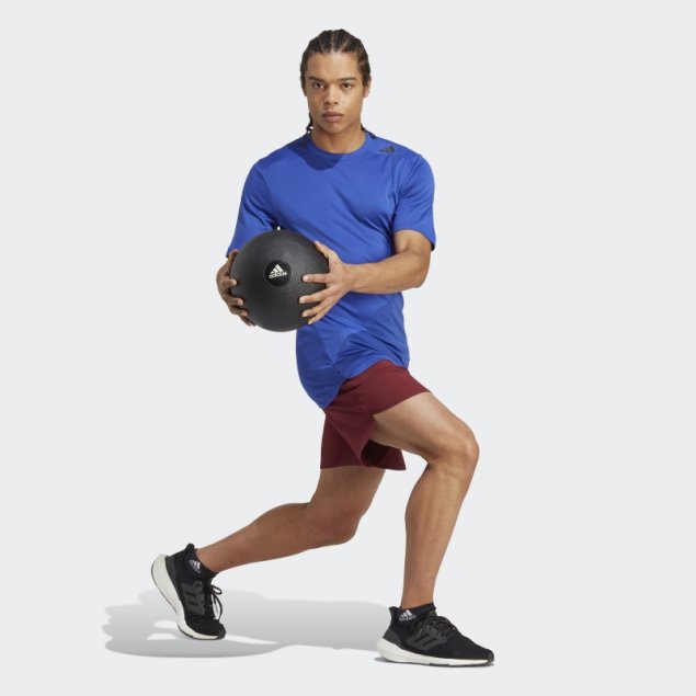 Camiseta Adidas Design 4 Training Heat.rdy Hiit Azul