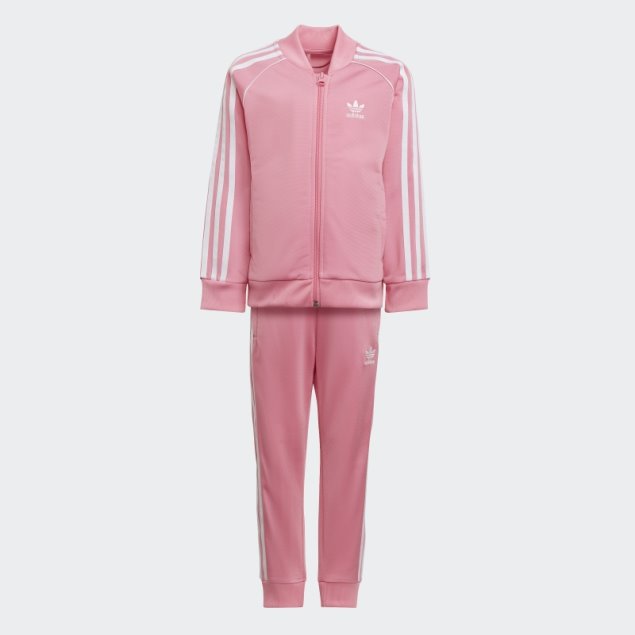 Sudadera Rosa Adidas Adicolor Sst
