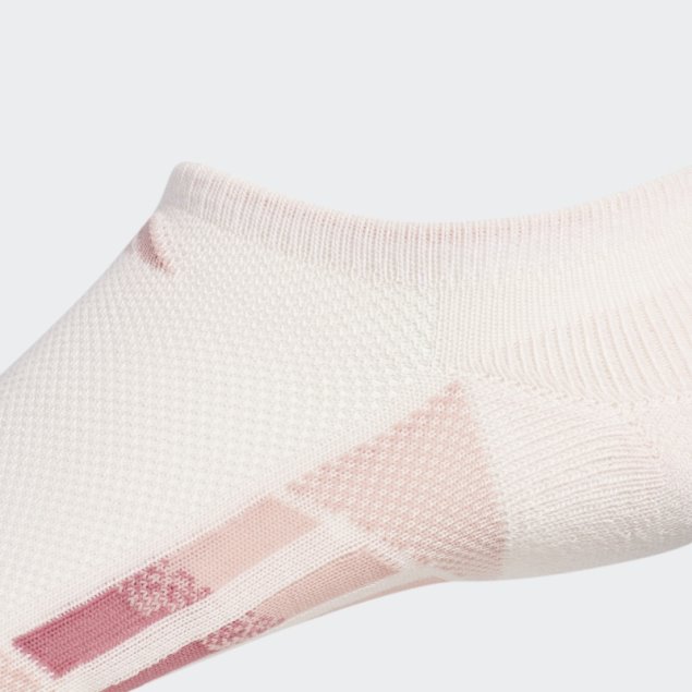 Calcetines Invisibles Superlite Stripe 3 Pares Adidas Rosa Claro