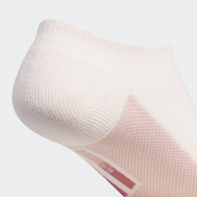 Calcetines Invisibles Superlite Stripe 3 Pares Adidas Rosa Claro