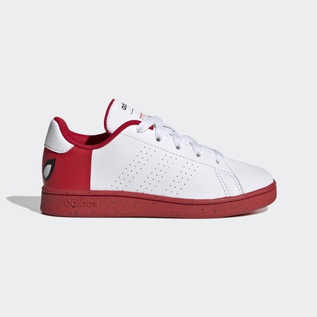 Adidas X Marvel Advantage Spider-man Lace Zapatos Blanco Caliente