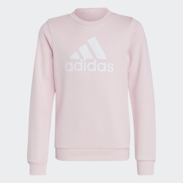 Sudadera Essentials De Algodón Con Logo Grande Rosa Adidas