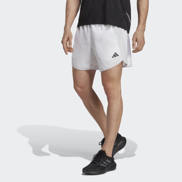 Shorts De Running Adidas Hechos Para Ser Rehechos Blancos