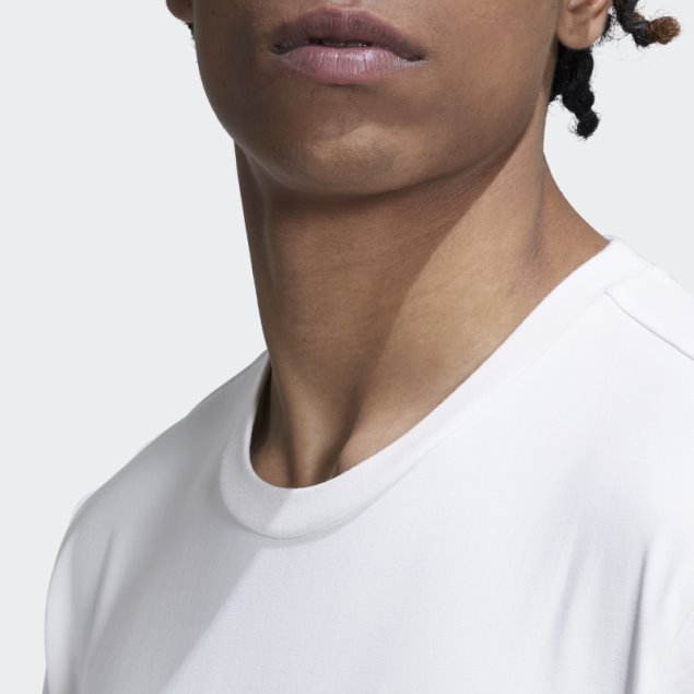 Camiseta Adidas Belgium Lifestyle Heavy Algodón Blanco