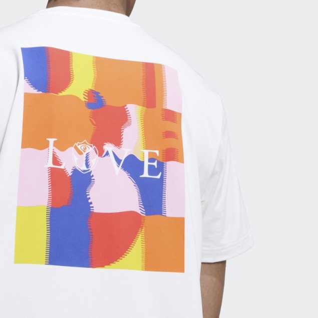 Camiseta Adidas Belgium Lifestyle Heavy Algodón Blanco