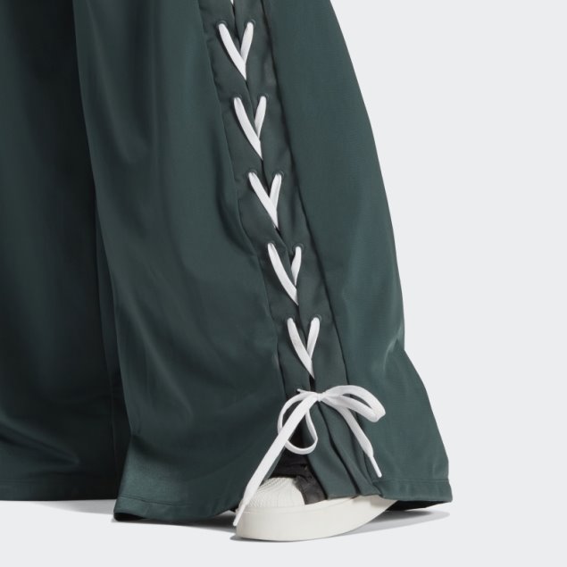 Pantalones De Pernera Ancha Con Cordones Siempre Original Verde Mineral (talla Grande) Adidas