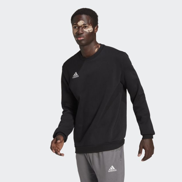Adidas Entrada 22 Sudadera Negra Con Estilo