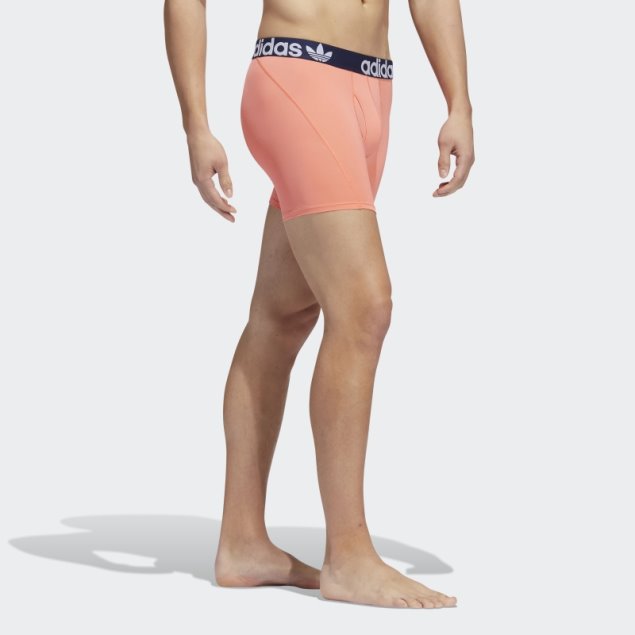 Calzoncillos Boxer Adidas Trefoil 2 Pares Coral