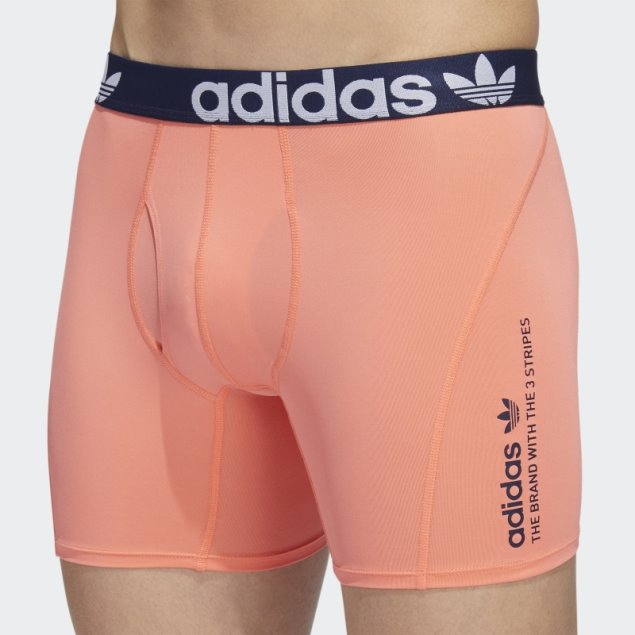 Calzoncillos Boxer Adidas Trefoil 2 Pares Coral