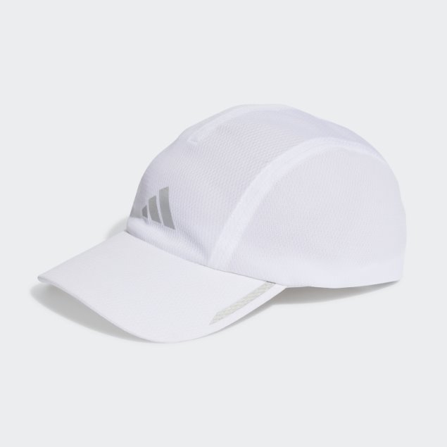 Adidas Running Aeroready Gorra De Malla De Cuatro Paneles Blanca