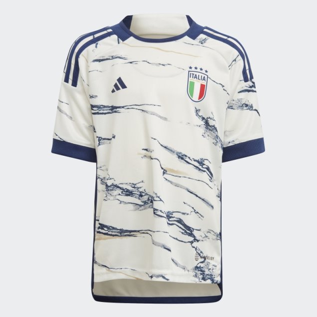 Mini Kit Italia 23 Segunda Equipacion Adidas Blanco