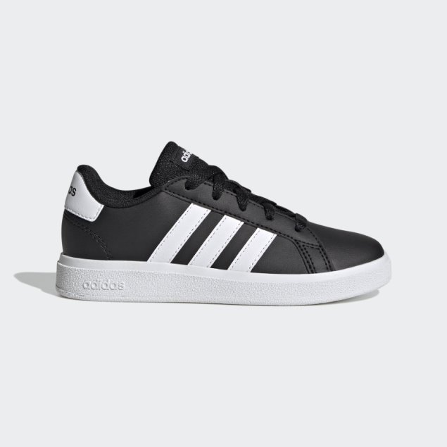 Tenis Adidas Grand Court Lifestyle Tenis Con Cordones En Negro