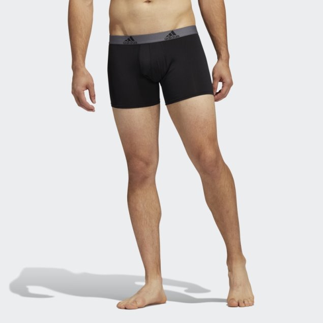Pack De Tres Calzoncillos Negros Adidas Performance