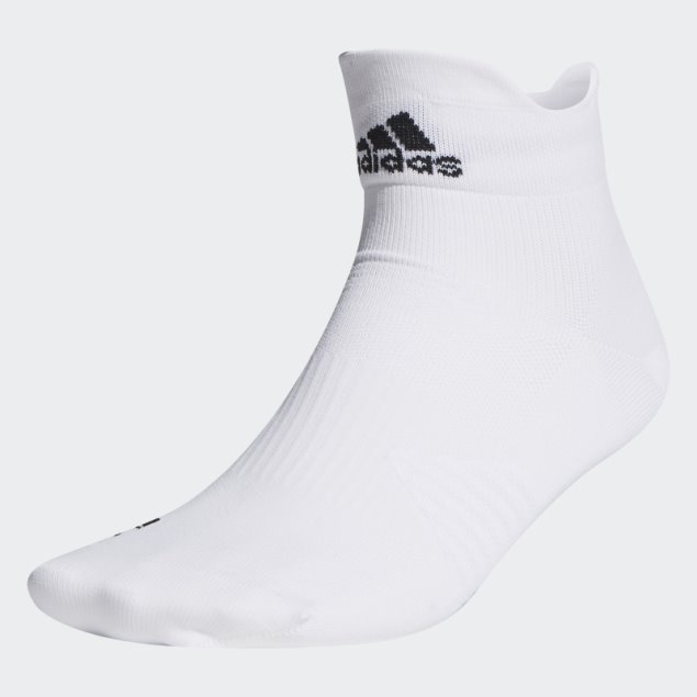 Calcetines Tobilleros Blancos De Running Adidas