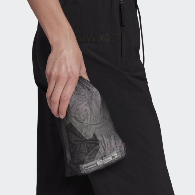 Blanco Adidas Terrex Agravic Chaqueta Impermeable De Tres Capas Pro